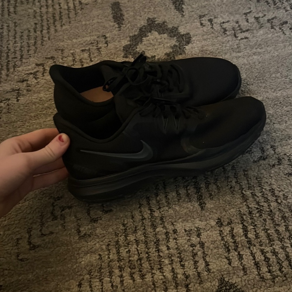 Nike black sneakers size 6